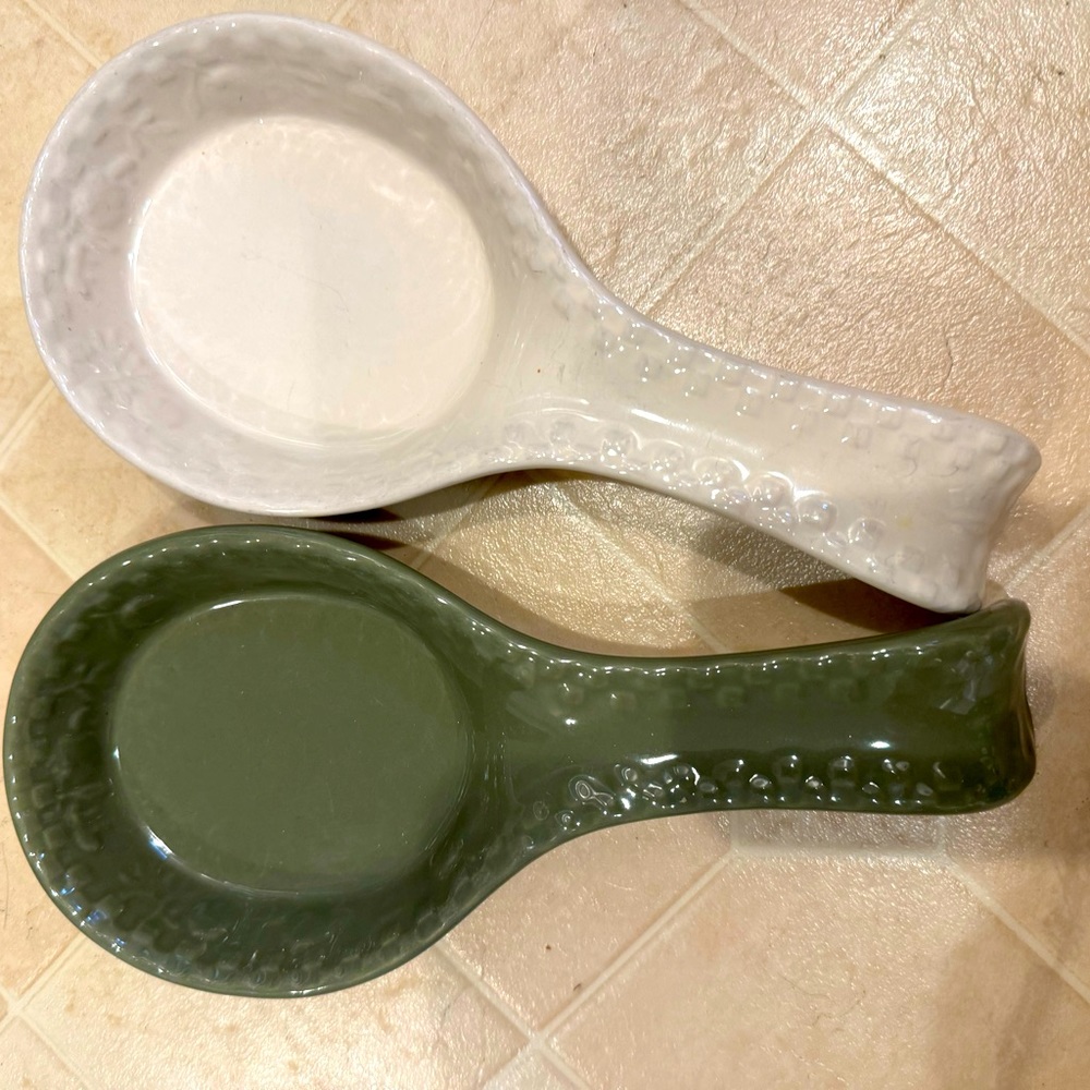 2 piece Spoon Rest